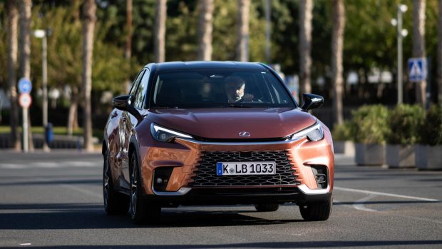 2024 Lexus LBX driving shot