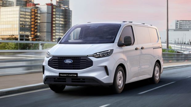 2024 Ford Transit Custom on road driving