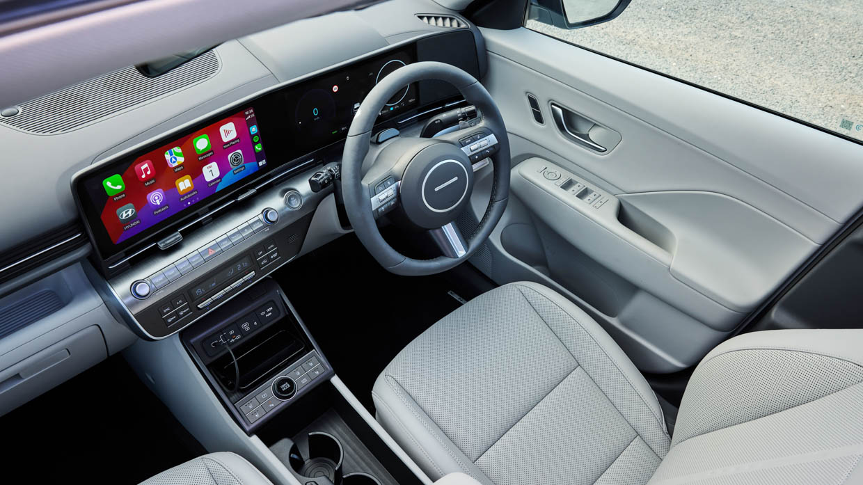Hyundai Kona Electric Premium 2024 interior above
