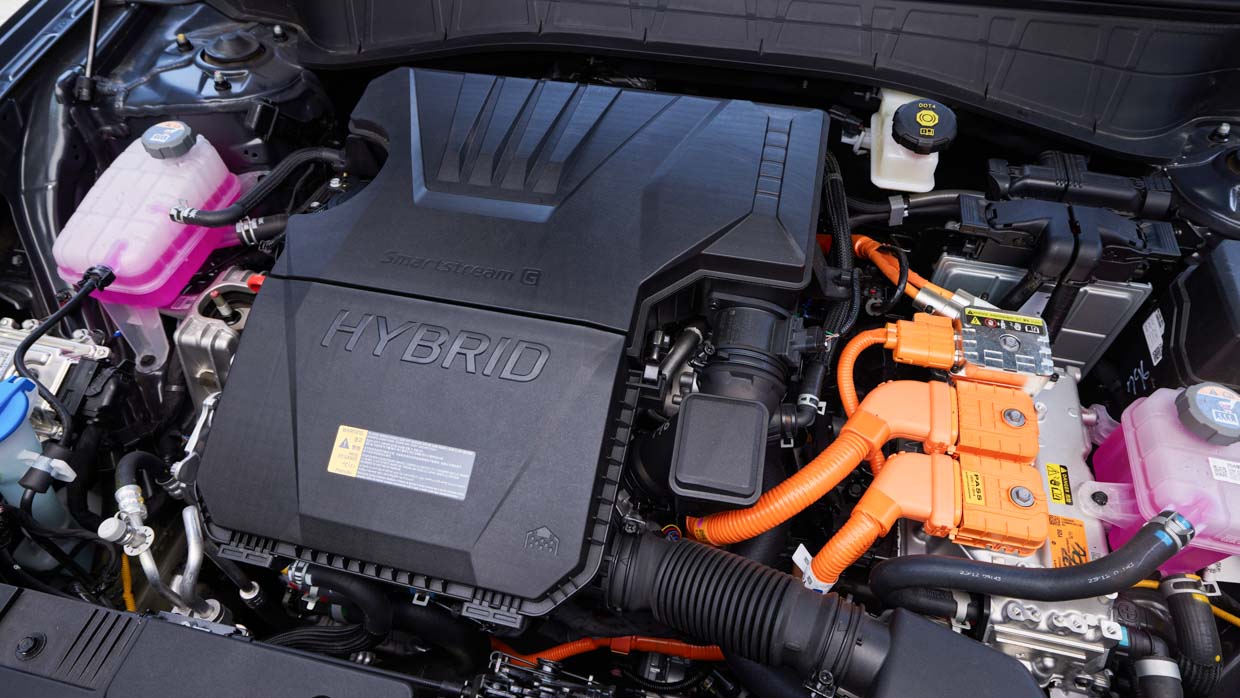 Hyundai Kona Hybrid engine 2024