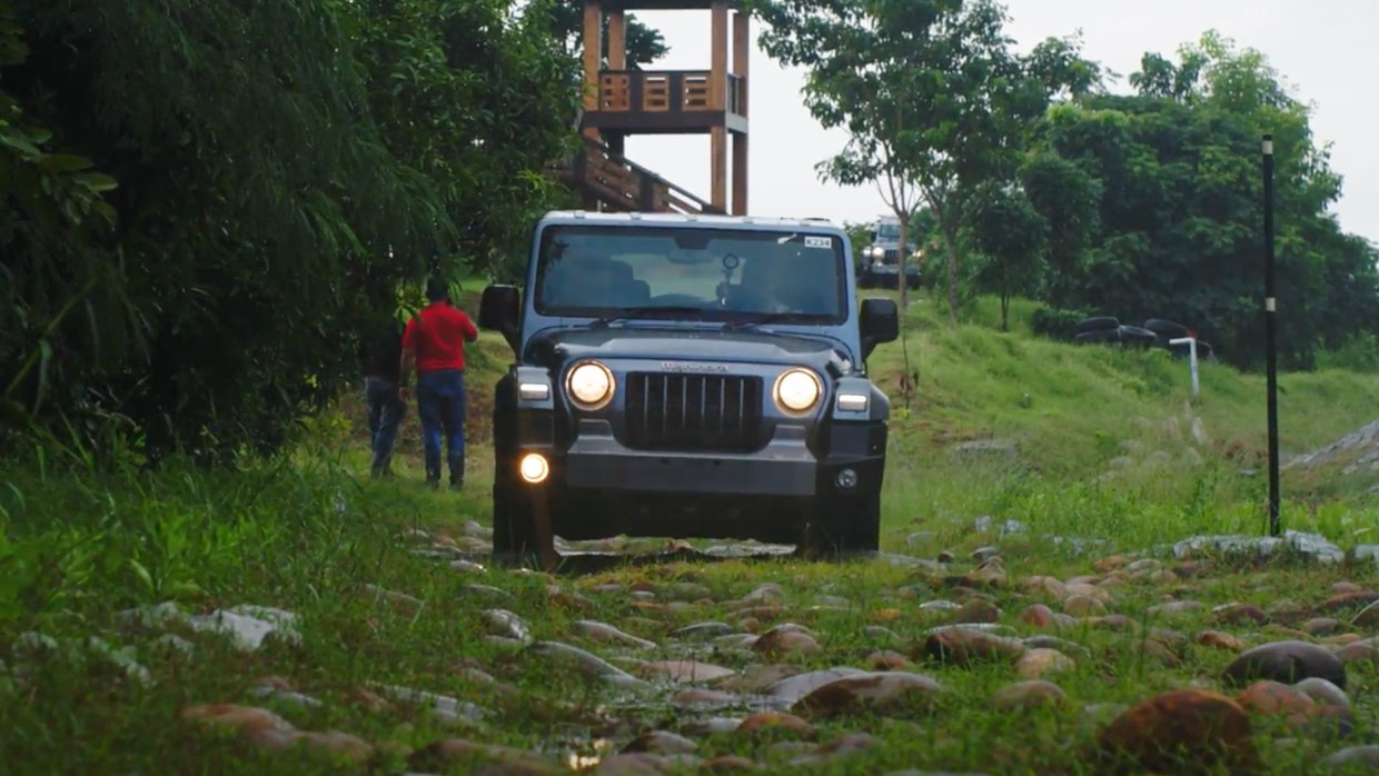Mahindra Thar prototype 2024 front