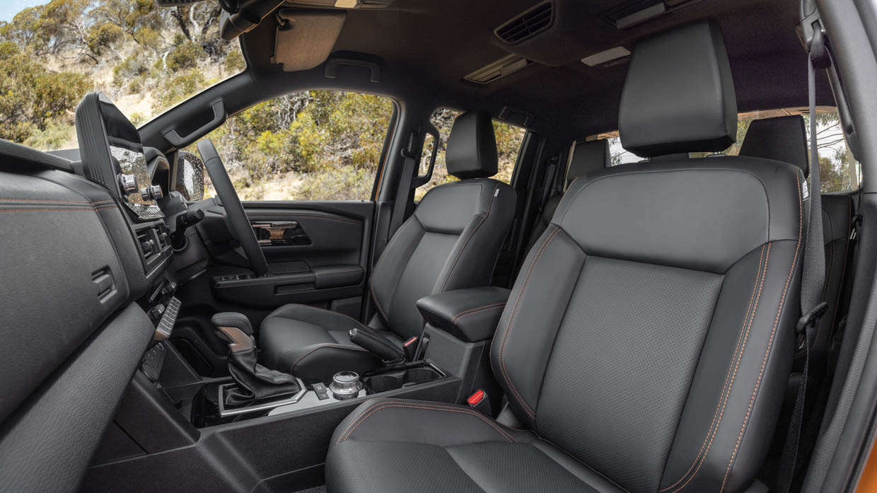 Mitsubishi Triton prototype 2024 front seats