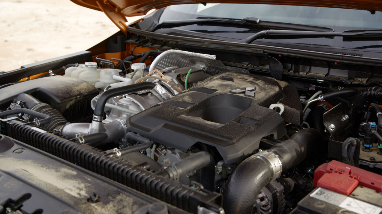 Mitsubishi Triton prototype 2024 engine