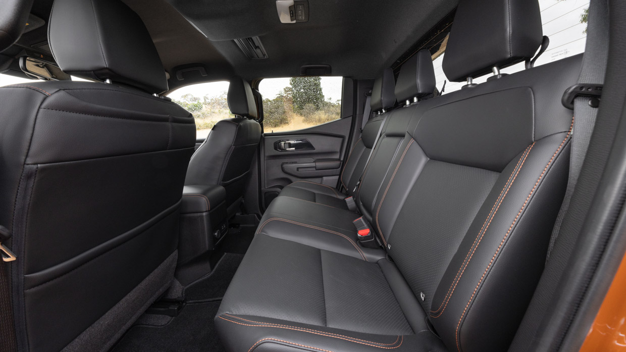 Mitsubishi Triton prototype 2024 back seats