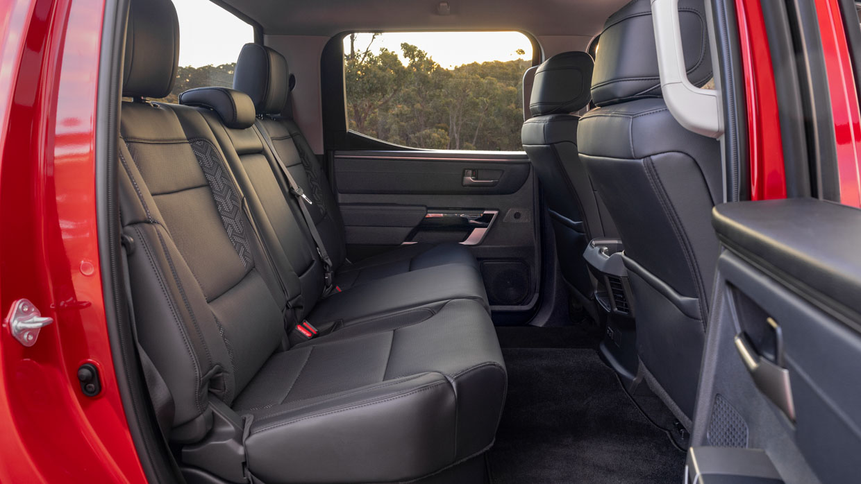 Toyota Tundra Limited 2024 rear seats