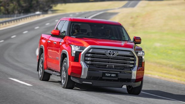 Toyota Tundra Limited 2024 front 3/4