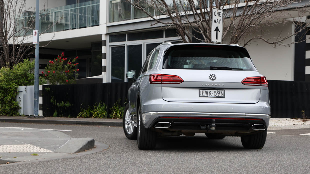 Volkswagen Touareg 170TDI 2024 driving 3 rear