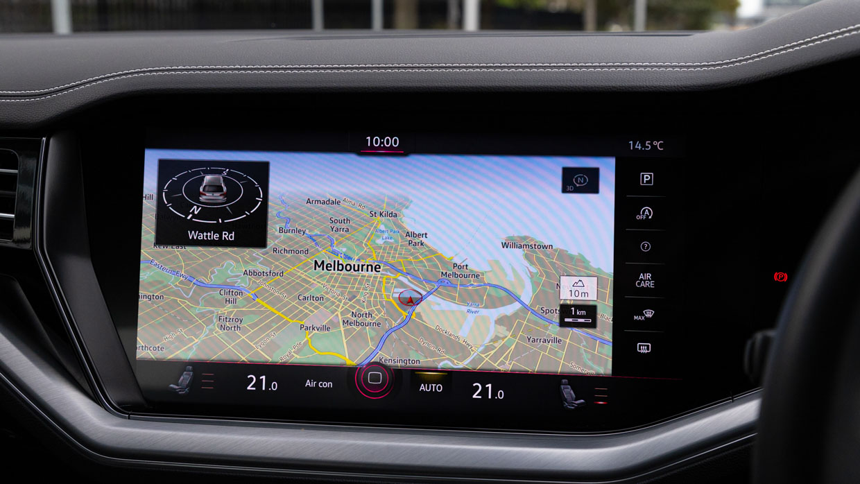 Volkswagen Touareg 170TDI 2024 screen