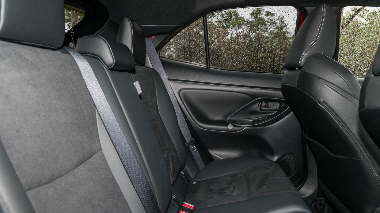Toyota Yaris Cross GR Sport hybrid 2023 interior back seat