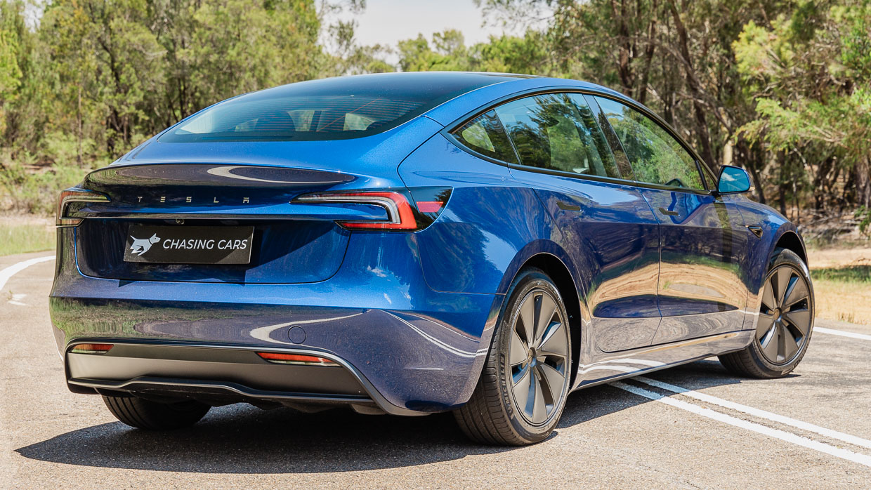 Tesla Model 3 RWD 2024 rear 3/4