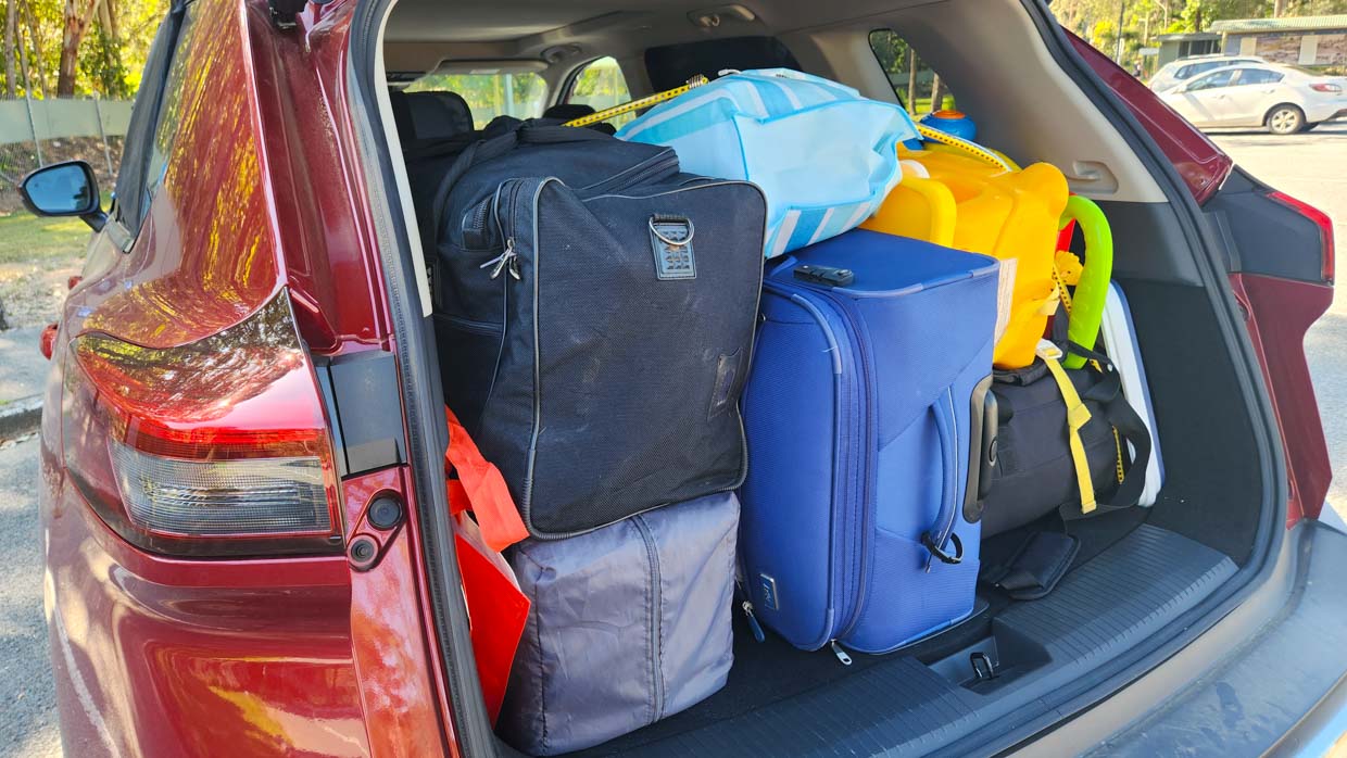 Nissan X-Trail Ti E-Power LT 2023 QLD trip boot