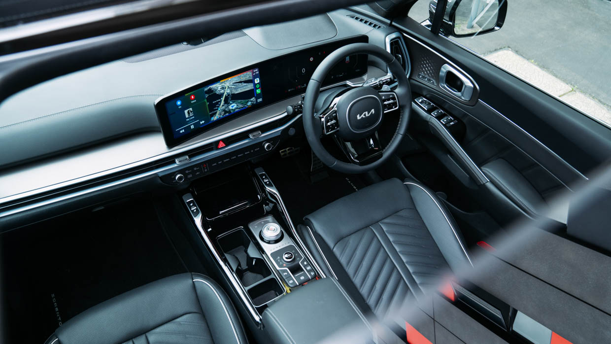 Kia Sorento GT-Line diesel 2024 interior above
