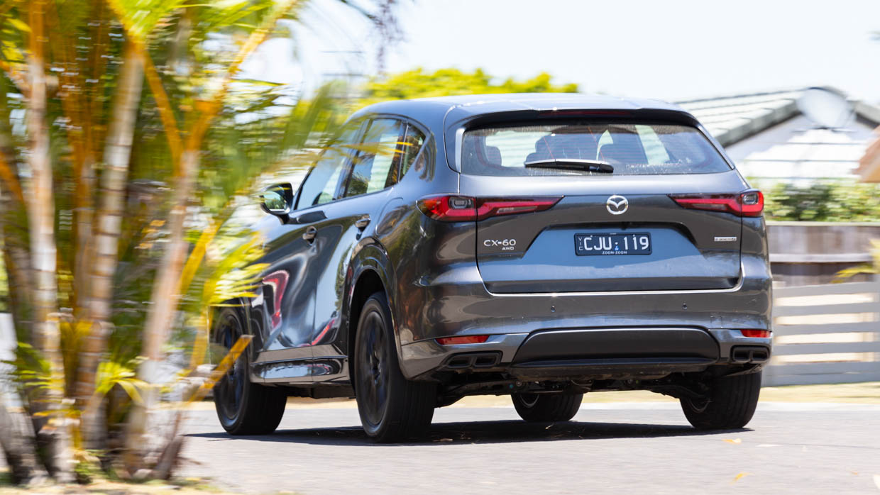 Mazda CX-60 G40E Azami SP 2024 driving rear