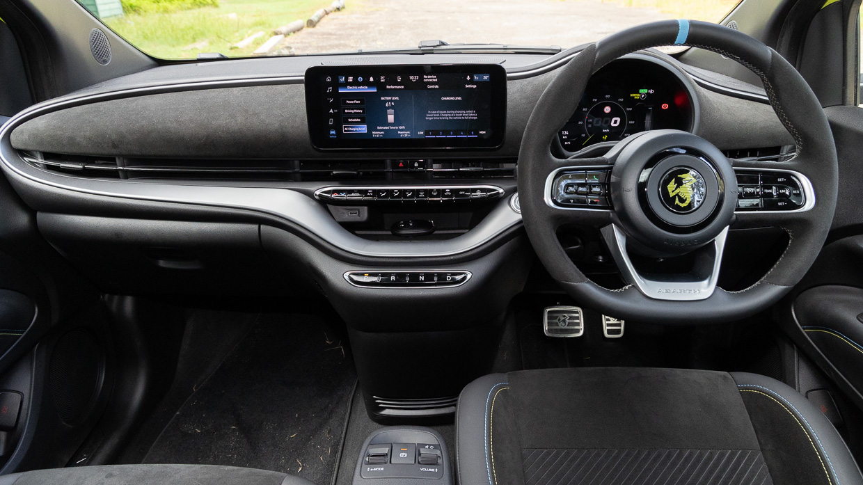 Abarth 500e 2024 interior 2