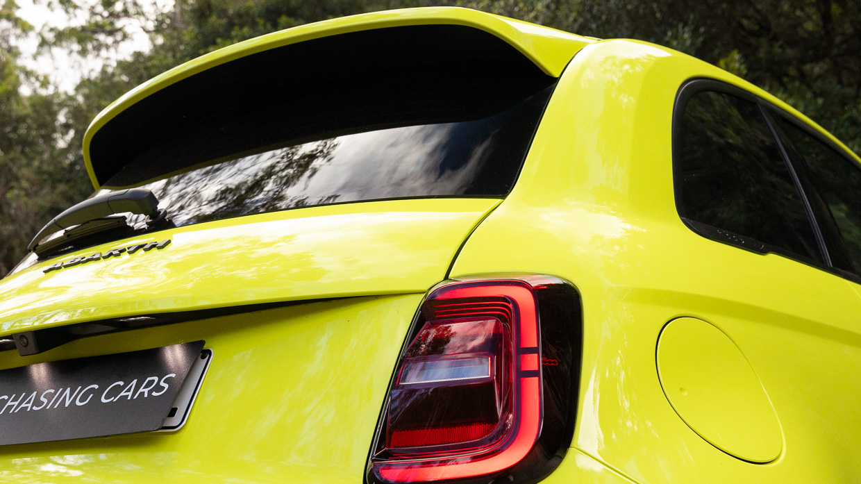 Abarth 500e 2024 rear taillight