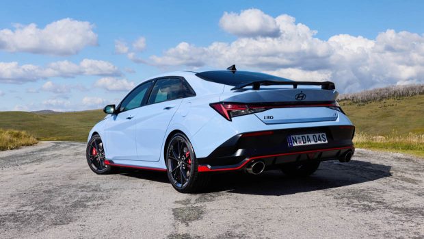 Hyundai i30 Sedan N 2024 rear 3/4