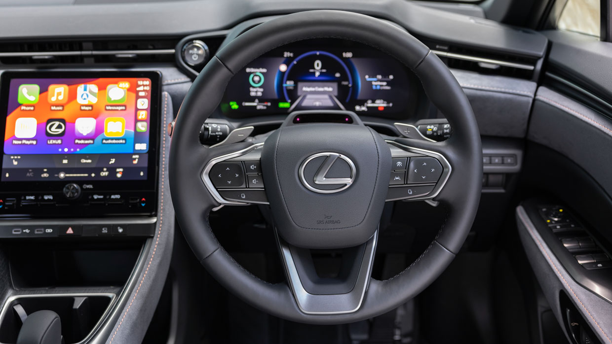 Lexus LBX 2024 steering wheel