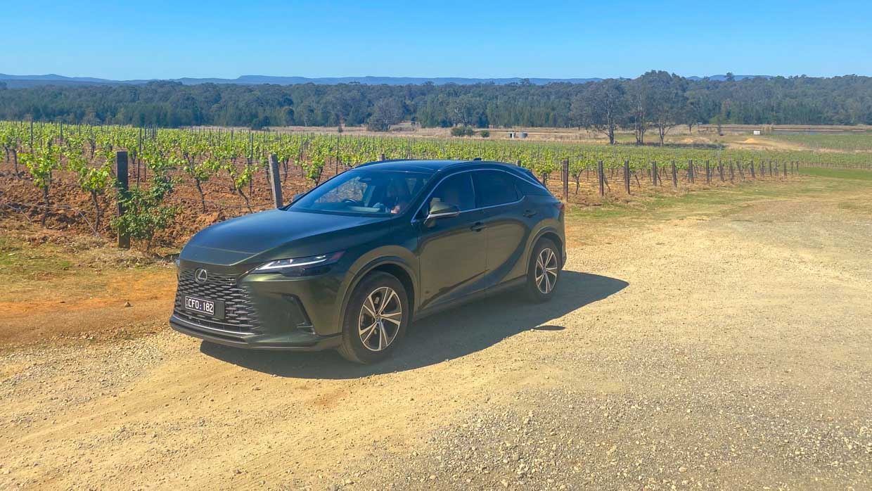 Lexus RX 350h Luxury LT 2023 Hunter Valley front