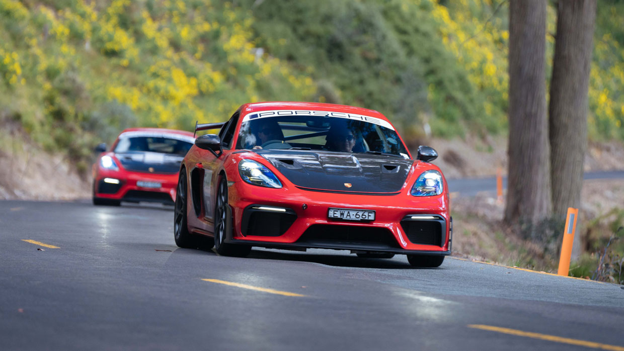 Porsche Cayman GT4 RS 2024 driving 2
