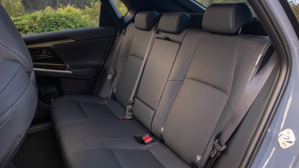 Subaru Solterra 2024 interior back seat