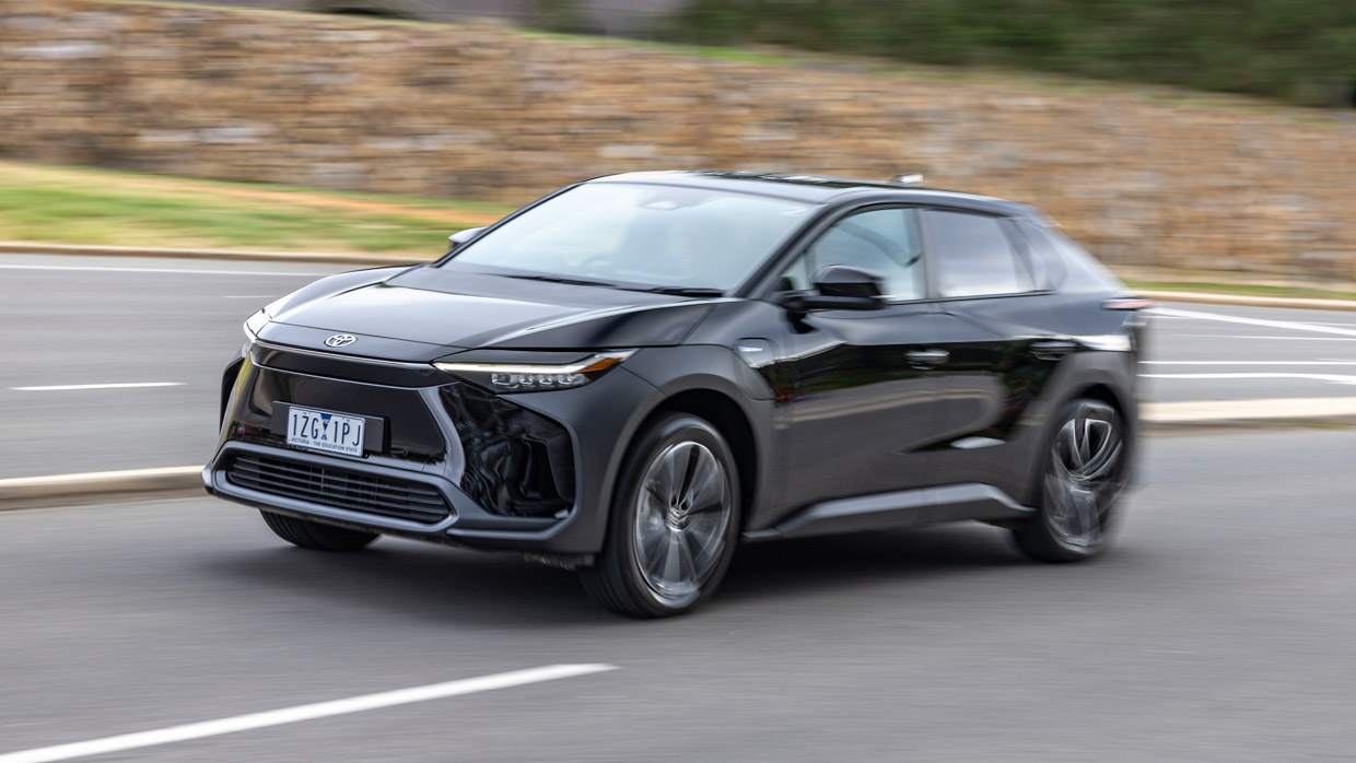 Toyota BZ4X 2024 driving