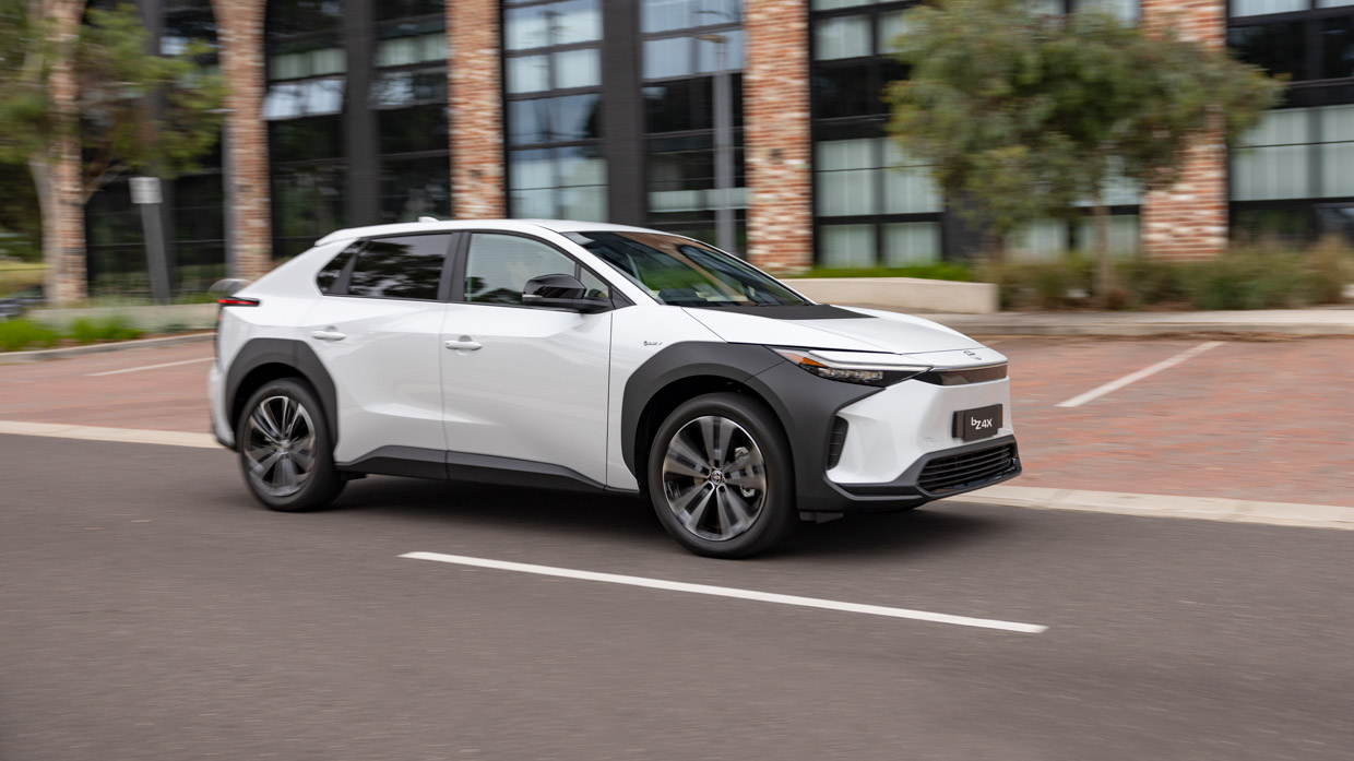 Toyota BZ4X 2024 driving city