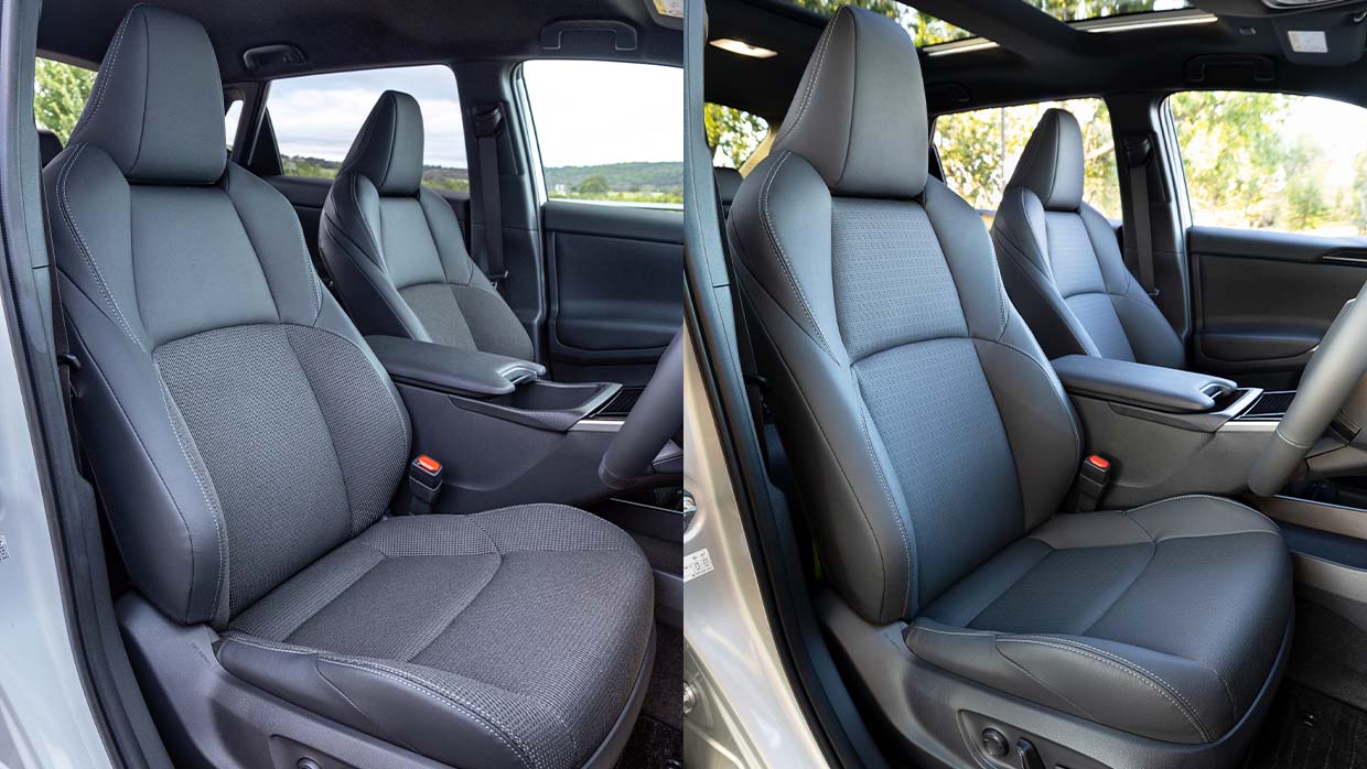 Toyota BZ4X 2024 front seats