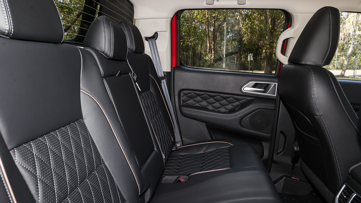 GWM Ute Cannon XSR 2024 interior back seats