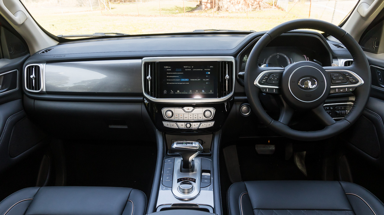GWM Ute Cannon XSR 2024 interior