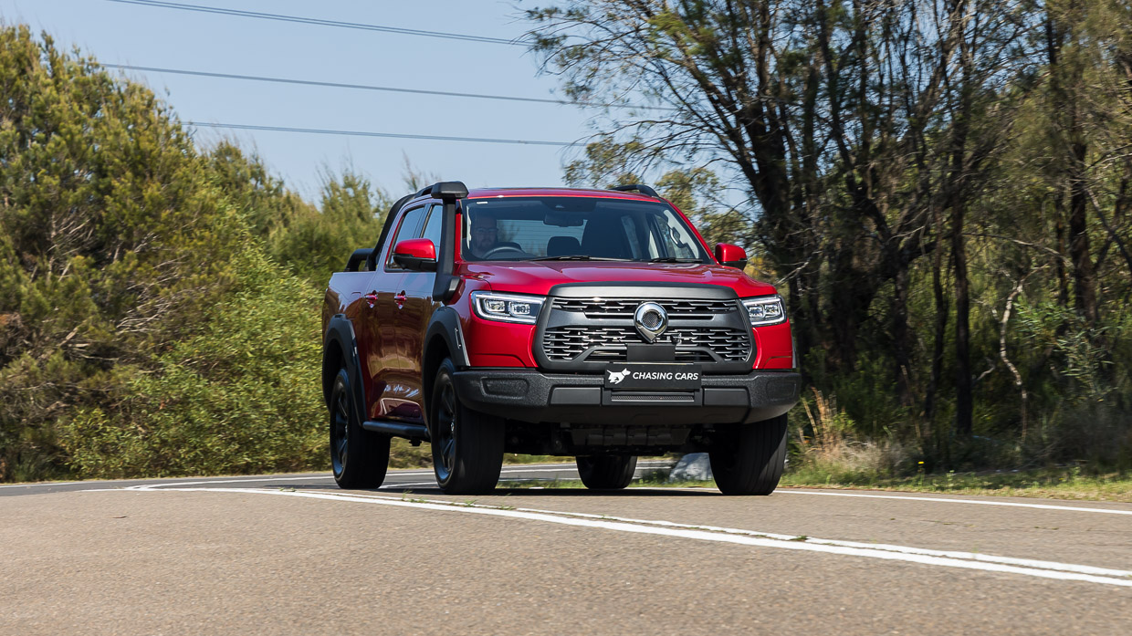GWM Ute Cannon XSR 2024 driving front