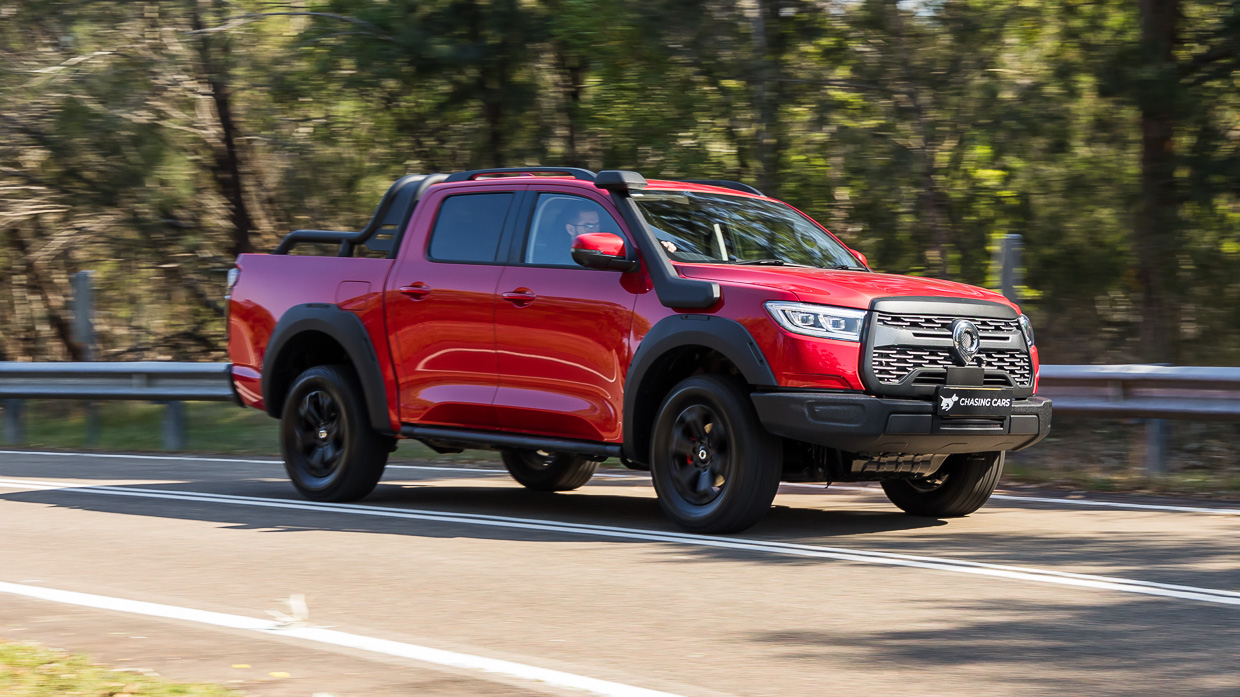 GWM Ute Cannon XSR 2024 driving front 4