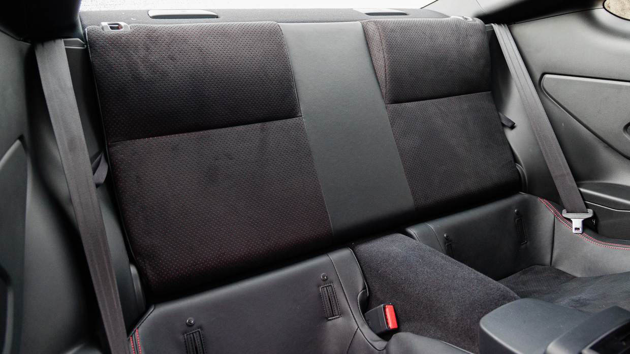 Toyota GR86 GTS 2024 interior back seat