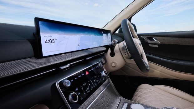 2025 Genesis GV80 inner with veil showing