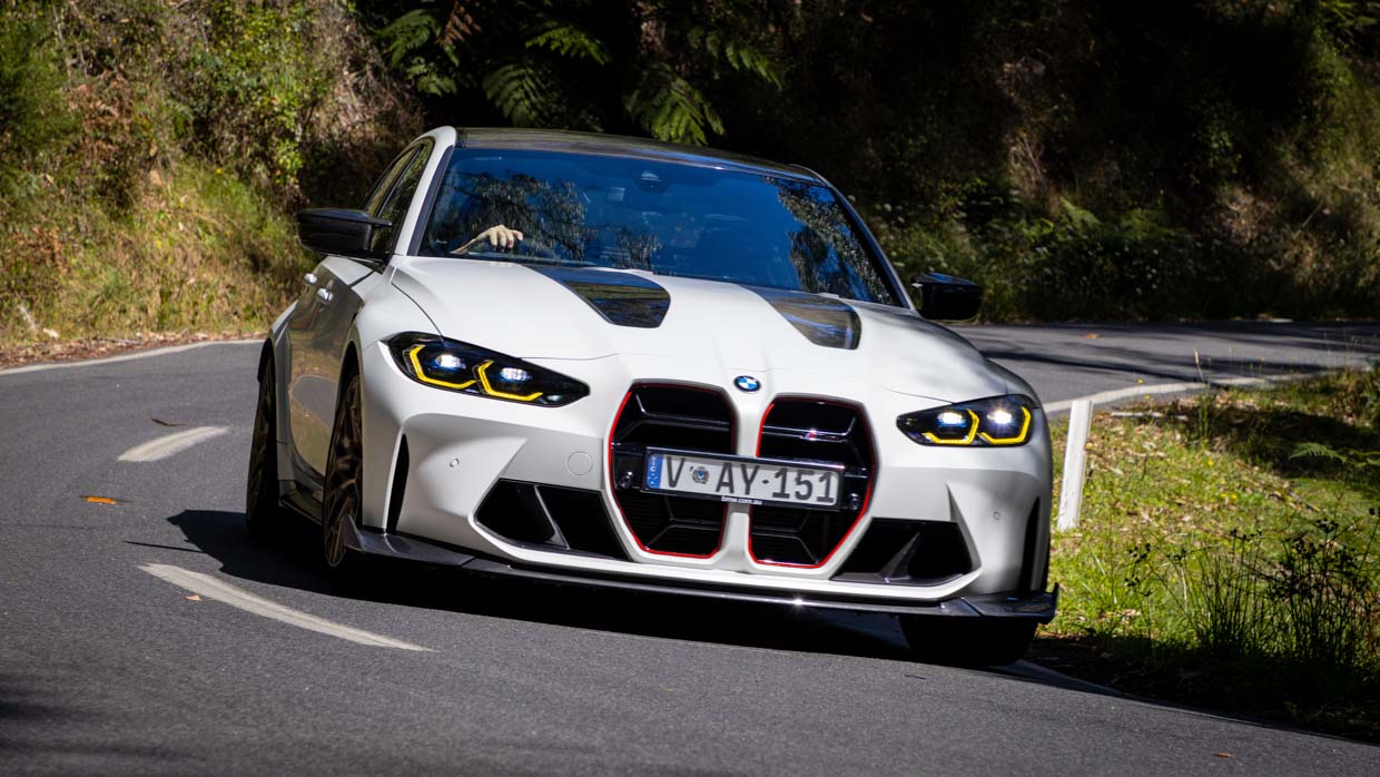 BMW M3 CS 2024 driving front close