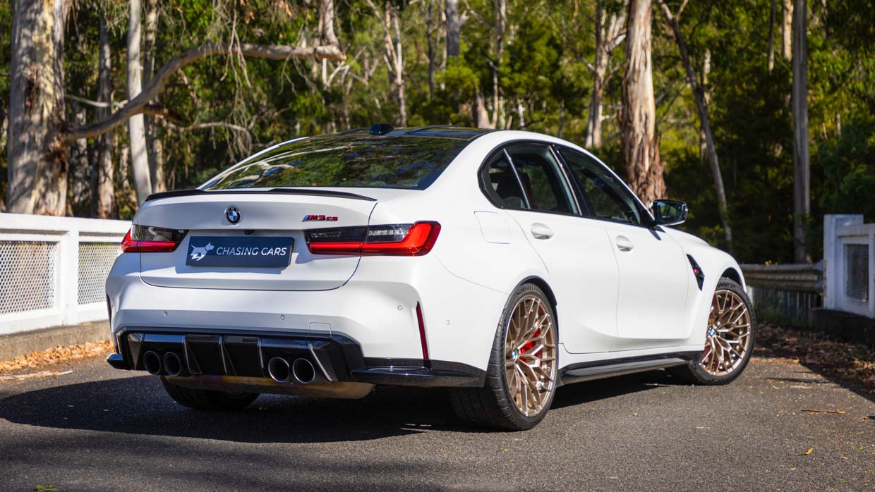 BMW M3 CS 2024 rear 3/4 2