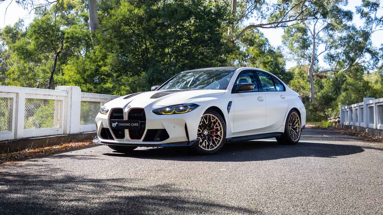BMW M3 CS 2024 front 3/4 3