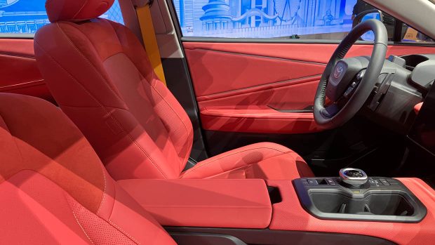 2024 Toyota BZ3C model within shot at Beijing