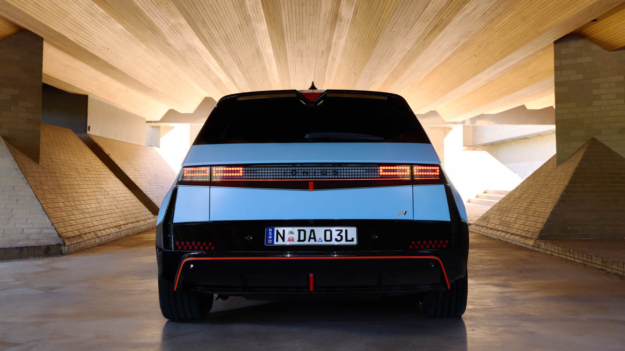 2024 Hyundai Ioniq 5 N rear end static