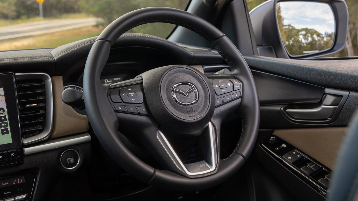 Mazda BT-50 SP Pro Enhancement pack 2024 steering wheel