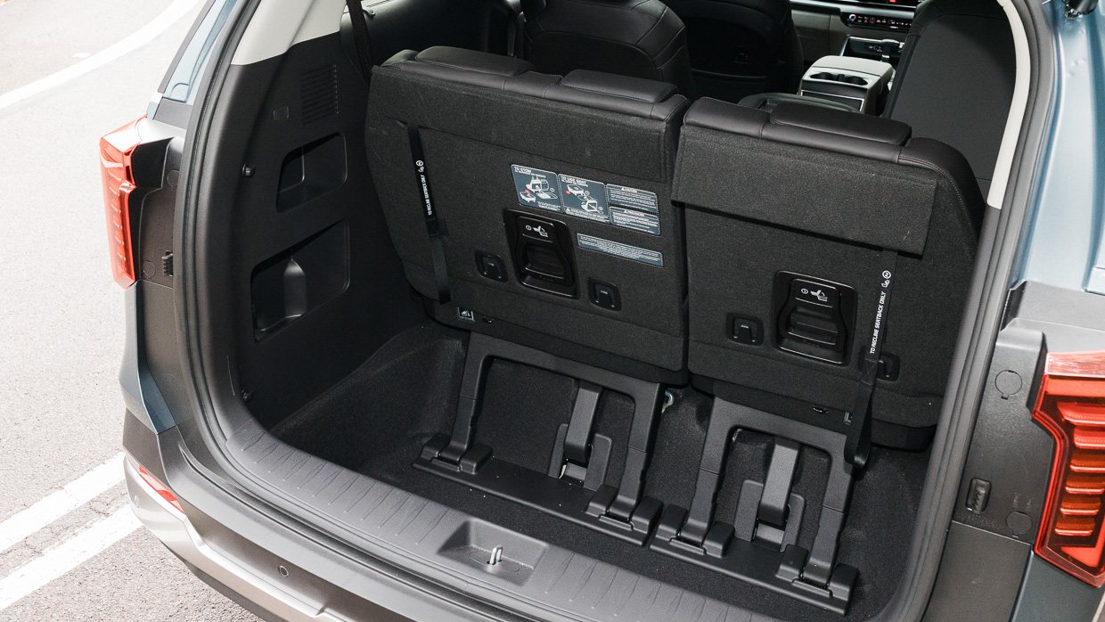 Kia Carnival GT-Line Lite 2024 interior boot detail 2