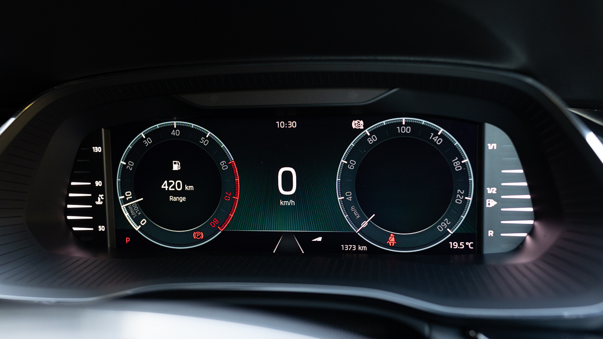 2024 Skoda Octavia Sportline driver instrument cluster