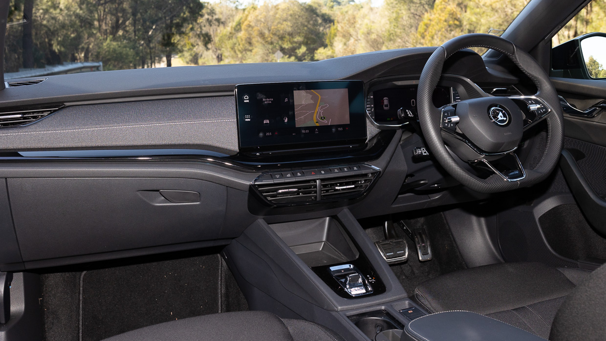 2024 Skoda Octavia Sportline interior wide shot