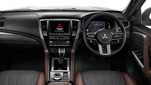 MY24 Mitsubishi Pajero Sport GSR interior steering wheel