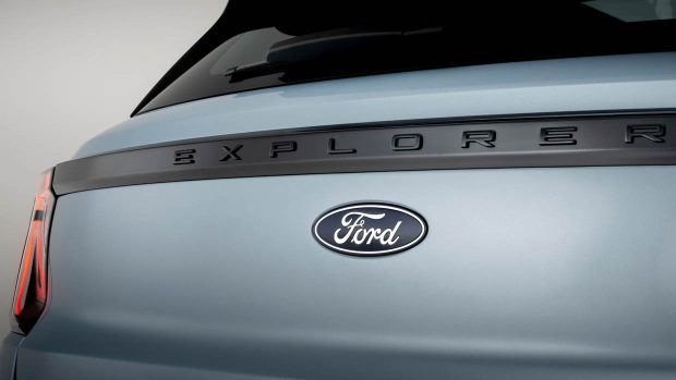 2024 Ford Explorer rear badging shot