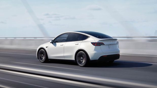 2024 Tesla Model Y riding shot