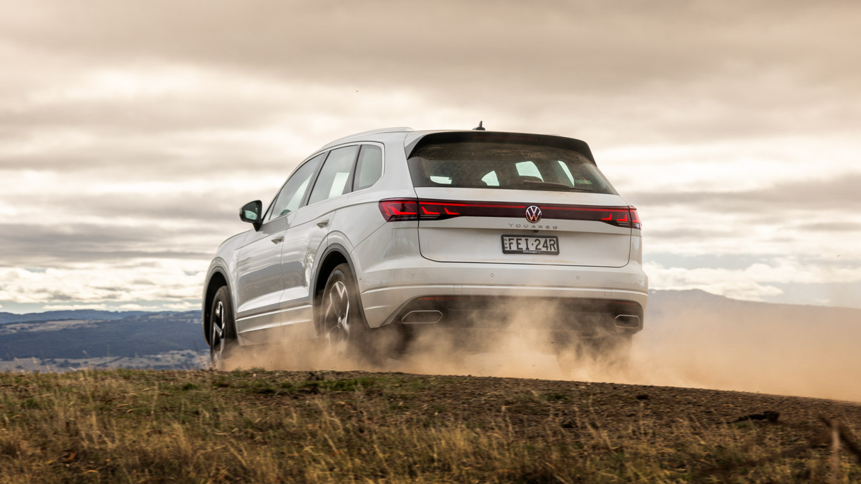 Volkswagen Touareg 170TDI 2024 driving dirt rear 4