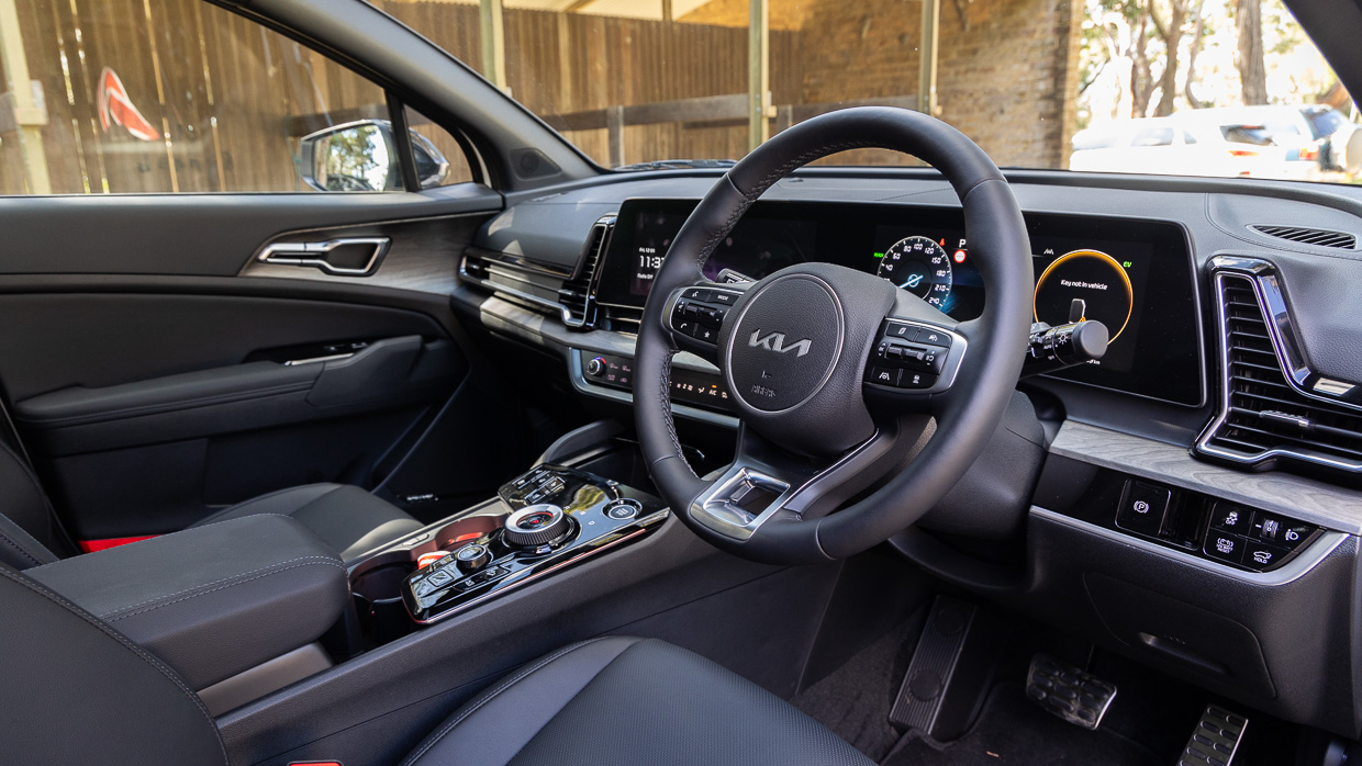 2024 Kia Sportage GT-Line Hybrid long-term interior wide shot