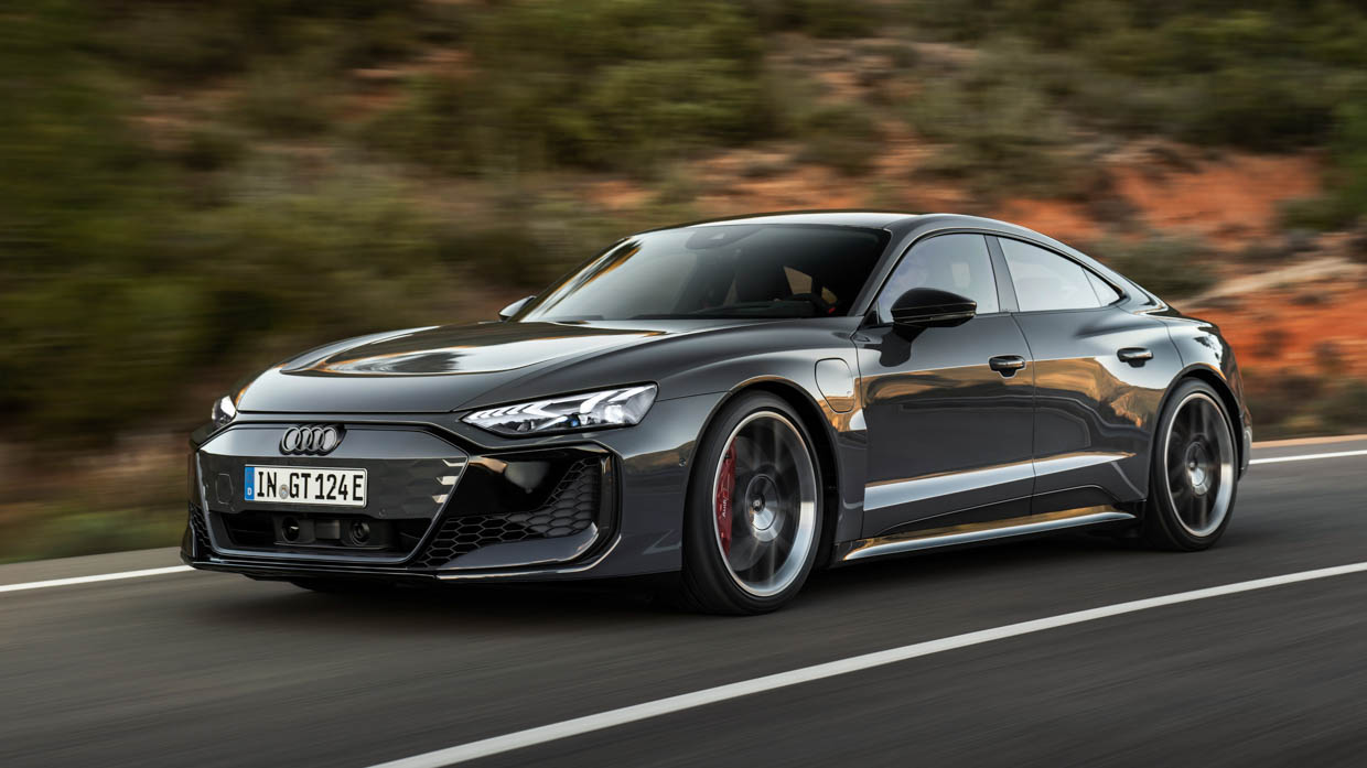 2024 Audi RS E-Tron GT facet perspective riding shot