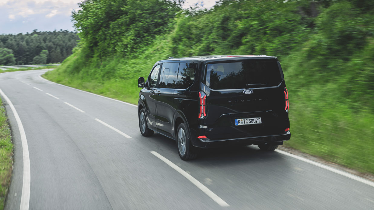 Ford Tourneo Titanium X 2024 driving rear