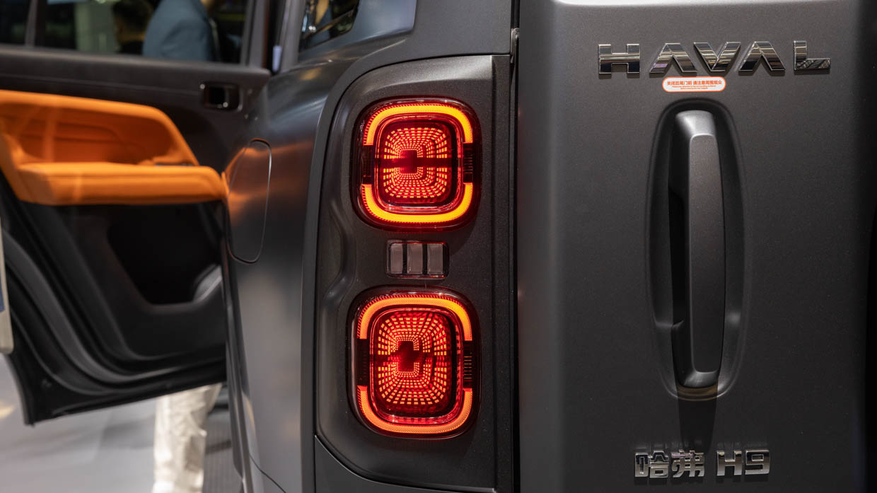 2024 GWM Haval H9 LED tail light detail